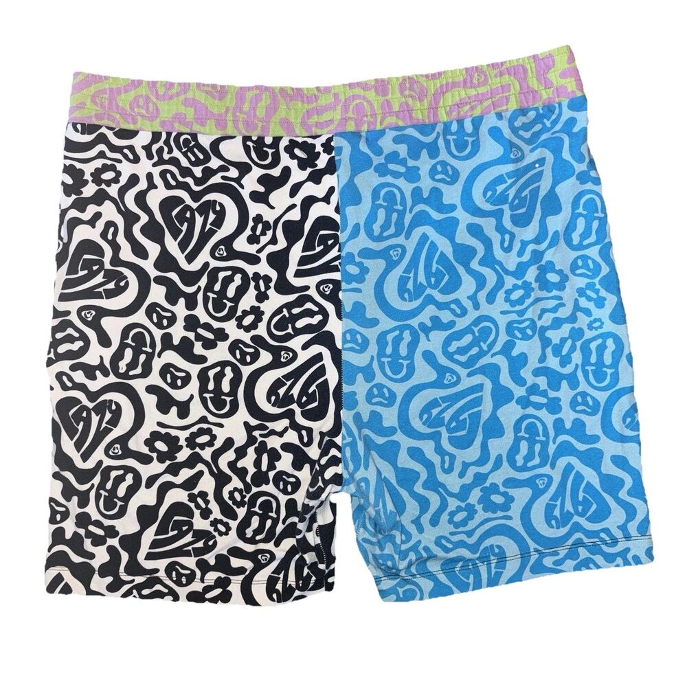 Lazy Oaf Shorts Women’s Sz 16 Trippy Graphic All Over Print